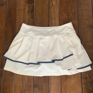 Nike Tennis Skirt Women's Size Small White/Ivory